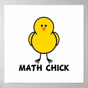 Affiche Poussin de maths