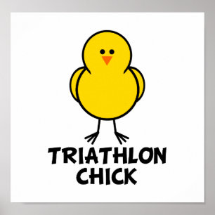 Affiche Poussin de triathlon