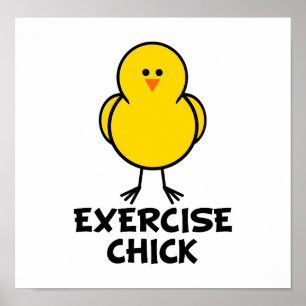 Affiche Poussin d'exercice