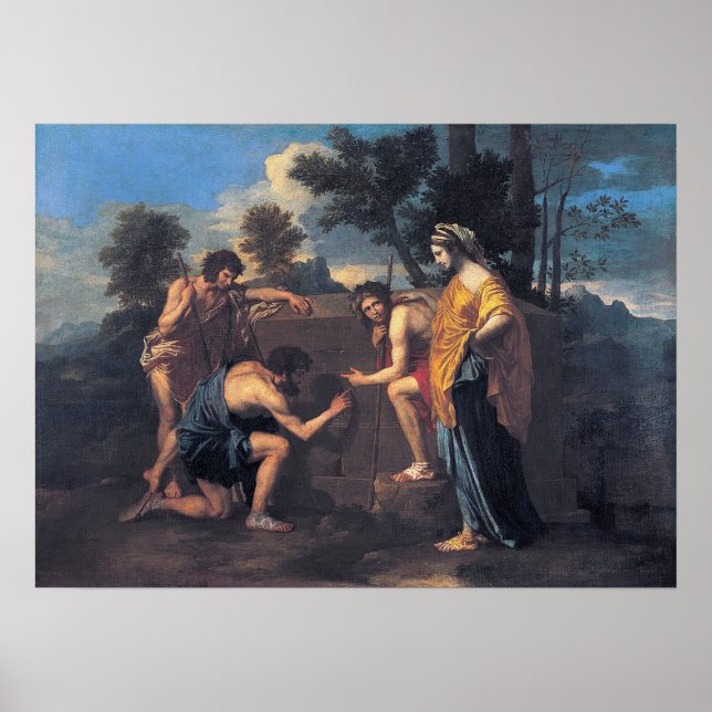 Affiche Poussin - Et En Arcadie Ego (Devant)