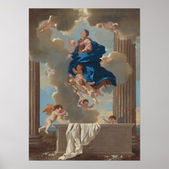 Affiche Poussin - L'Assomption De La Vierge (Devant)