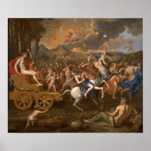 Affiche Poussin - Le Triomphe De Bacchus