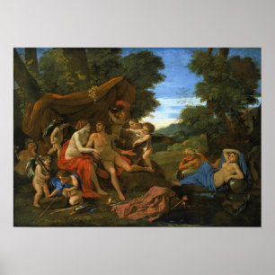 Affiche Poussin - Mars Et Vénus