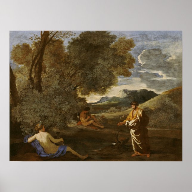 Affiche Poussin - Numa La Nymphe (Devant)