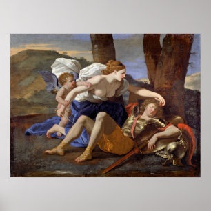 Affiche Poussin - Rinaldo et Armide