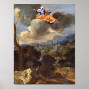 Affiche Poussin - Sainte Rita de Cascia