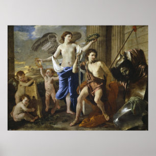Affiche Poussin - Triomphe De David
