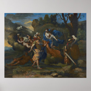 Affiche Poussin - Vénus Montrant Ses Armes