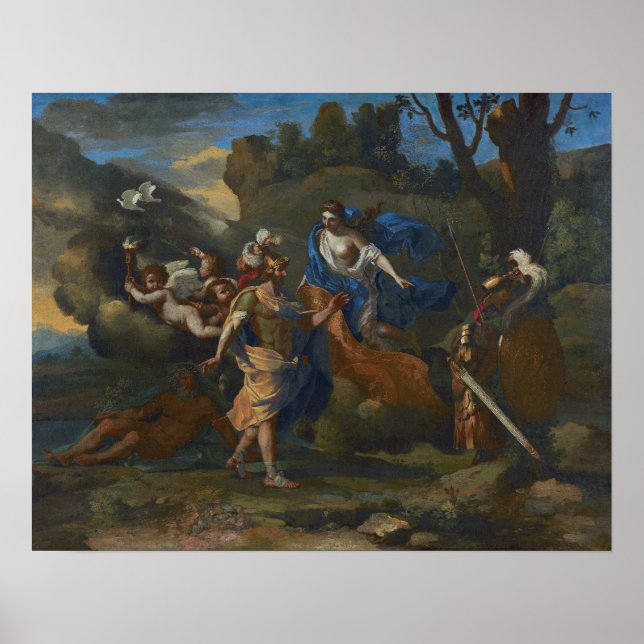 Affiche Poussin - Vénus Montrant Ses Armes (Devant)
