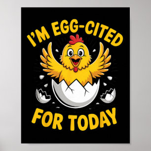 Affiche Poussins Conception Amoureux de Poules Œuf-cité Éc