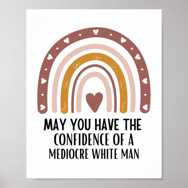 Affiche pouvez-vous avoir la confiance d'un homme blanc mé (Devant)