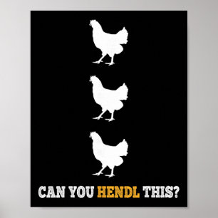 Affiche Pouvez-vous gérer ce design de jeu de mots drôle d