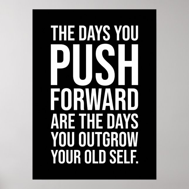 Affiche Pouvez-Vous, Gym, Hustle, Motivation De Succès (Devant)