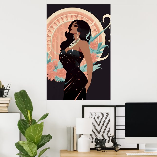 AFFICHE POUVOIR DE LA BEAUTÉ #1 (Bureau à domicile)
