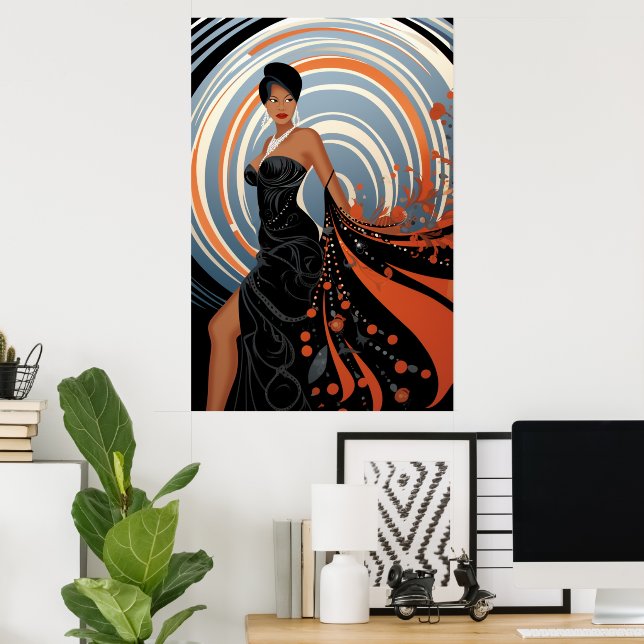 AFFICHE POUVOIR DE LA BEAUTÉ #2 (Bureau à domicile)