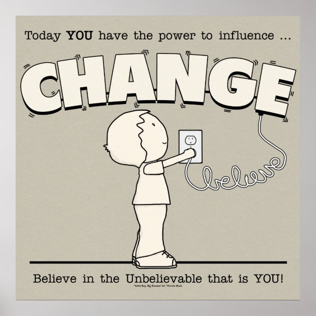 Affiche Pouvoir de modification (Devant)