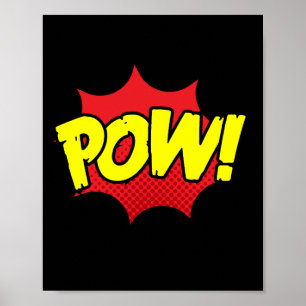 Affiche Pow ! Impact comique sur les pop-arts