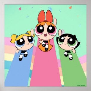 Affiche Powerpuff Girls Fly High