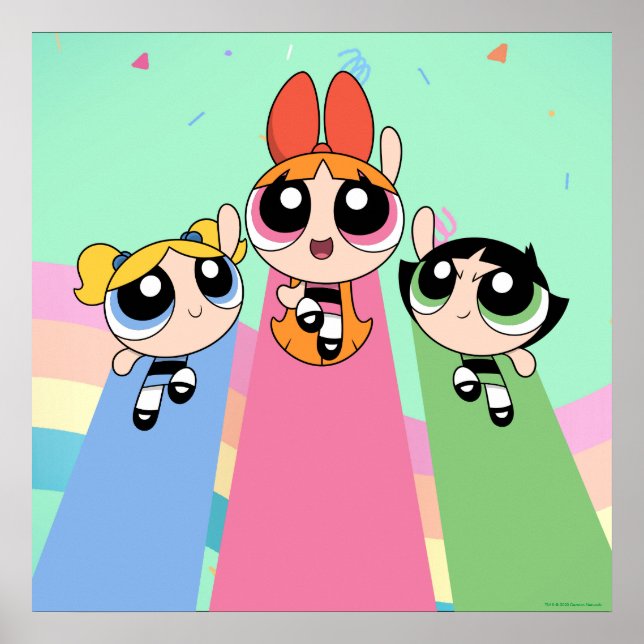 Affiche Powerpuff Girls Fly High (Devant)