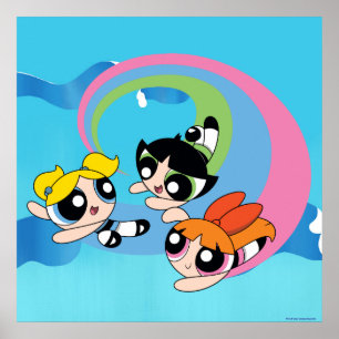 Affiche Powerpuff Girls Fly Through The Sky