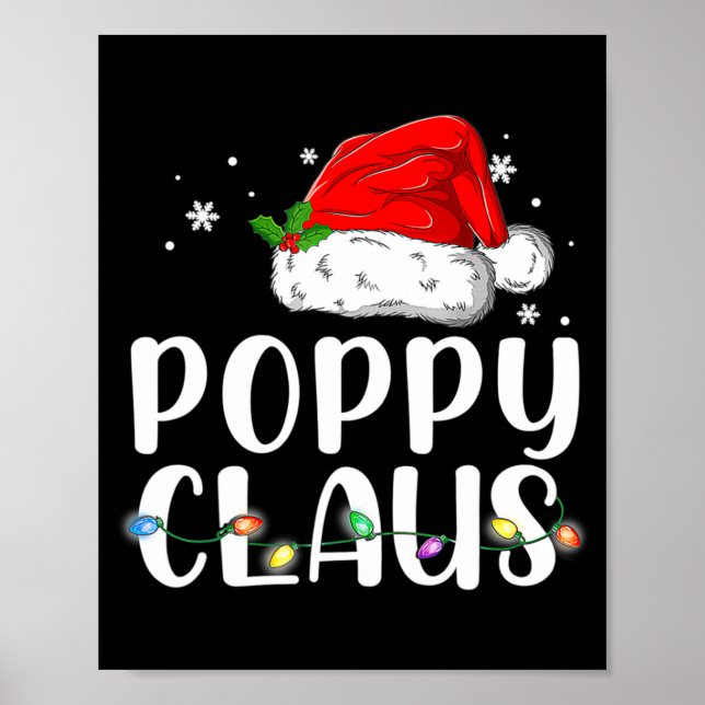 Affiche Ppy Claus Santa Christmas Matching Family  (Devant)