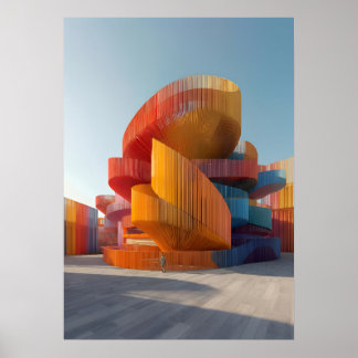 Affiche PR-O04. Ribbon Mirage Pavilion