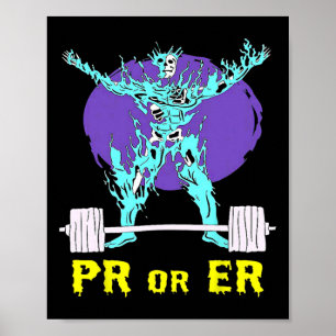 Affiche Pr Ou Er Gym Poids Bodybuilding Musclebuil