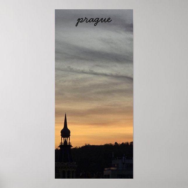 Affiche Prague - Tchèque (Devant)