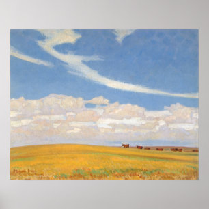 Affiche Prairie After Storm par Maynard Dixon, Art Vintage