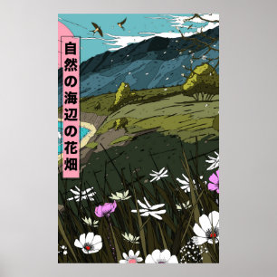 Affiche Prairie côtière de la nature