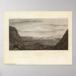 Affiche Prairie ronde de la tête de la même