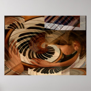 Affiche Pratique en matière de piano