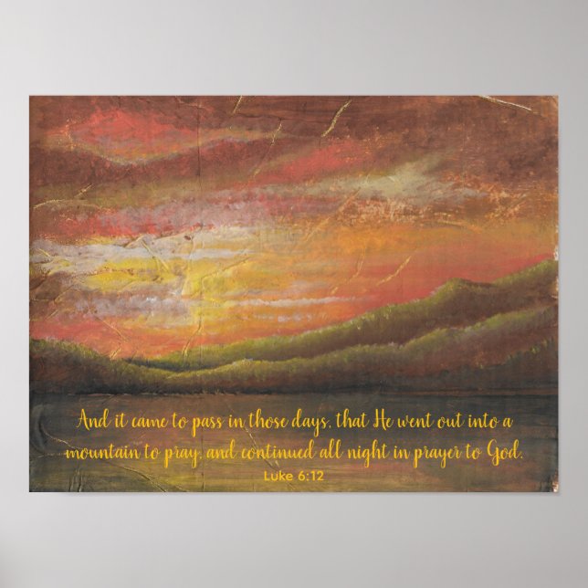 Affiche Prayer in the Mountains (Devant)