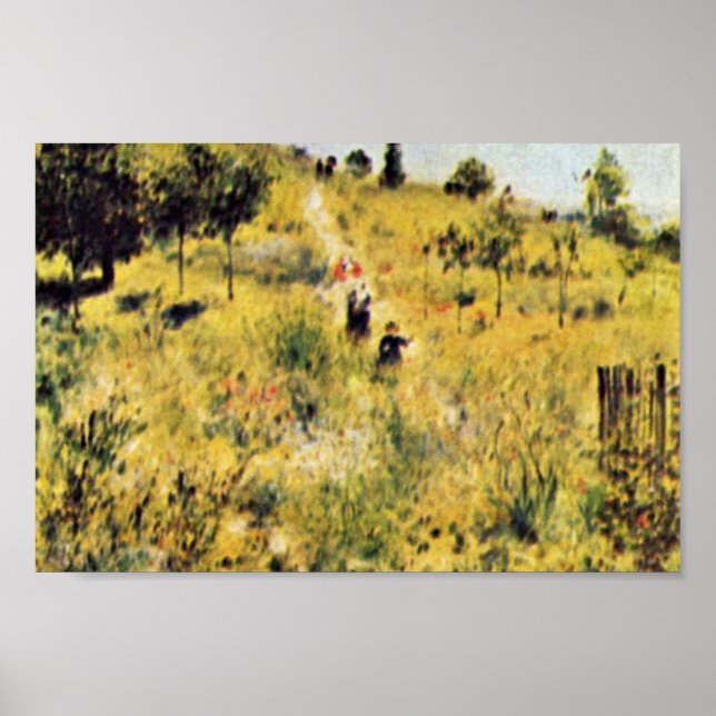 Affiche Pré De Pierre-Auguste Renoir (Qualité Supérieure) (Devant)