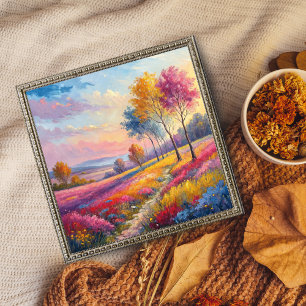 Affiche "pré de printemps dynamique"