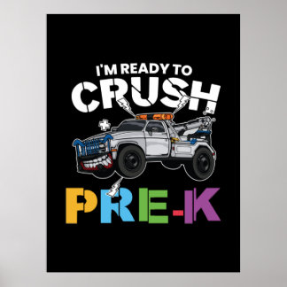 Affiche Pre Kindergarten Ready To Crush