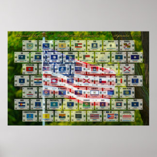 Affiche Préambule Perfection - Constitution américaine