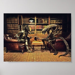 Affiche Predator contre Alien Jeu II