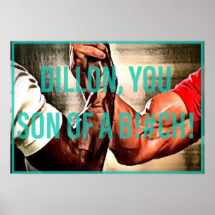 AFFICHE PREDATOR EPIC SHAKE À LA MAIN