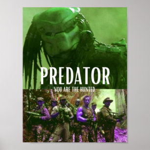 Affiche Predator Vous êtes la chasse