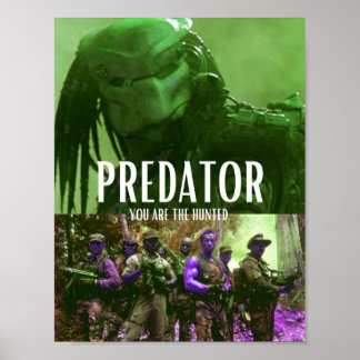 Affiche Predator Vous êtes la chasse