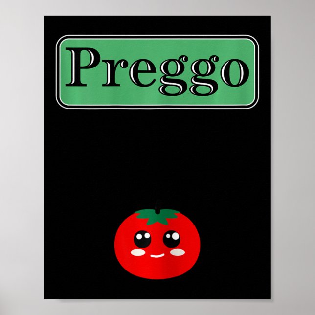 Affiche Preggo Sauce Funny Maternité Halloween Costume Tom (Devant)