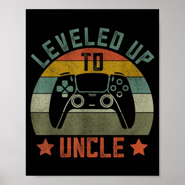Affiche Pregnancy Announcement Gamer Apparel, Funny New Un (Devant)