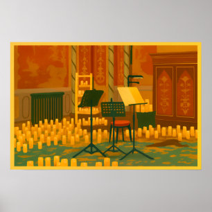 Affiche Prelude aux chandelles - Salle de musique, Pavillo