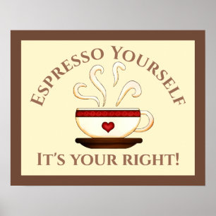 Affiche Premier amendement: Espresso