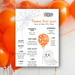 Affiche Premier anniversaire de Spooky One étape important