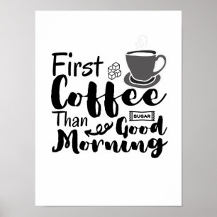 Affiche Premier Café Que Bon Matin T-Shirt
