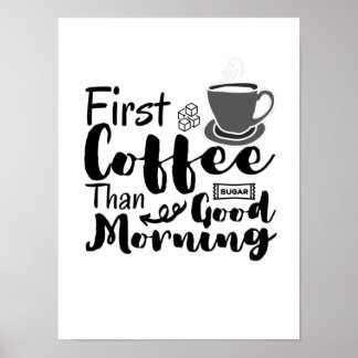 Affiche Premier Café Que Bon Matin T-Shirt