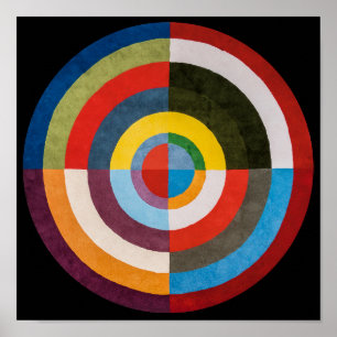 Affiche Premier disque Robert Delaunay