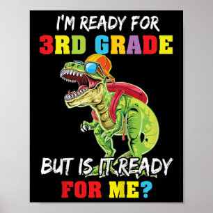 Affiche Premier jour de CE2 pour les enfants Je suis prêt